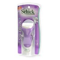 Schick Silk Effects Plus Razor with 2 Refill Blades 1 ea(Colors and styles may vary)