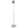 Hama - Audio Pieds d'enceintes - Paire de pieds en m�tal silver pour enceintes Arri�res