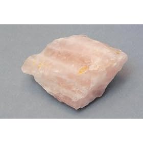 SciEd Individual Mineral Specimens: Quartz; Tourmaline; Quartz, rose quartz, massive; Qty.: 0.5kg