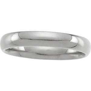 Genuine IceCarats Designer Jewelry Gift 10K White Gold Wedding Band Ring Ring. 03.00 Mm Light Comfort Fit Band In 10K Whitegold Size 10