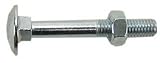 Eigenschaften Unimet  / Flachrundschrauben DIN 603 (Schlossschrauben),Länge 110 mm, 50 Stück