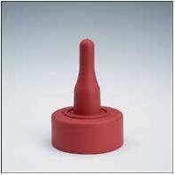 6 PACK SNAP ON LAMB NIPPLE, Color: RED (Catalog Category: Barn & Stable Supplies:BUCKETS, TUBS, FEEDERS & TANKS)