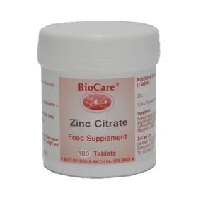 Biocare Zinc Citrate 180 Tablets