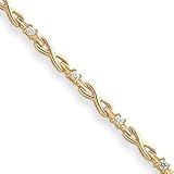 14k A Diamond tennis bracelet X2106A