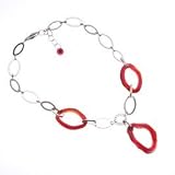 Antica Murrina Brooklyn Amber Red Necklace