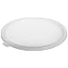 Carlisle 020302 White 2 to 3-1/2 Quart Polyethylene Bains Marie Round Lid (Case of 12)