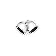 Deluxe Stirrup Chrome Handles with Urethane Ergo Grip (Nylon Bushings)