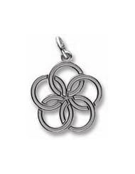 Rembrandt Charms Five Golden Rings Charm