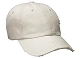 Upscale Trend Right Distressed 100% Cotton Hat Cap - Stone White