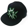 Kottonmouth Kingz Fitted Flat-bill Green/White Logo Hat Cap