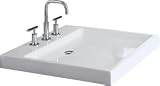 KOHLER K-2314-4-0 Purist Wading Pool Lavatory, White