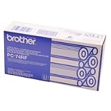 Genuine Brother 4 x Black Fax Thermal Ribbons Multipack (PC74RF), , PC74RF, PC-74RF, PC-74RF, PC74, PC-74
