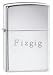 High Polish Chrome Engraved Zippo Lighter - Fizgig