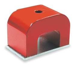 Industrial Grade 6XY53 Horseshoe Magnet, Max Pull 13 Lb, Alnico 5