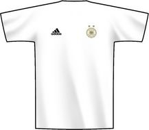 ADIDAS Trikot Damen DFB Home, weiß/schwarz, M