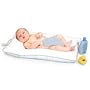 Leachco Comfy Caddy - Baby Bather, Shower Caddy - White With Blue Trim