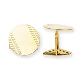14k Cuff Links - JewelryWeb
