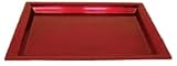 Red Rectangular Tray