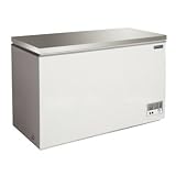 Polar Chest Freezer - Stainless Steel lid. Capacity: 390 litre.