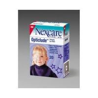 3M Opticlude Nexcare Orthoptic Eye Patch Junior Size 2 1/2"X1 1/2" Oval - Box of 20 - Model 1537