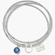 Indianapolis Colts Gold Plated Triple Bangle Bracelet