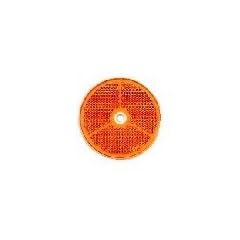 Reflektor 1 St�ck, rund, gelb, schraubbar, Durchmesser 6 cm