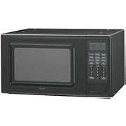 Whirlpool Black Compact Countertop Microwave