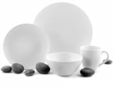 Lynns 322Q02M Coquina - White - 32 Piece Dinner Set