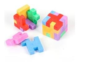 Puzzle Cube Eraser 1.1 x 1.1 (1 Dozen) photo Puzzle Cube Eraser 1.1 x 1.1 (1 Dozen)