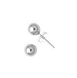 .925 Sterling Silver Ball Earring 4.0 mm