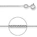 Jewelco London 18 carat Solid white gold traditional Pendant Curb chain Necklace . Click Here for Dimensions and Weights.