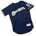 Jeff Suppan #37 Brewers Adult ALTERNATE NAVY Jersey