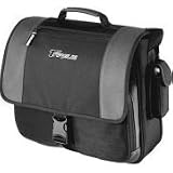 Targus Vibe Deluxe Messenger Case Designed for 15.4 Inch Laptops RG0316 Black with Steel Blue