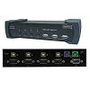 Digitus KVM Switch 1User 4PCs inkl 2x K7