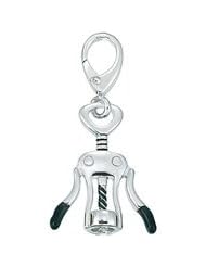 Genuine Zable (TM) Product. 925 Sterling Silver Enamel Corkscrew Clip-on Bead Charm. 100% Satisfaction Guaranteed.