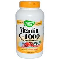 Nature's Way Vitamin C 1000 with Bioflavonoids, 250 Vcaps