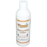 Tropical Traditions Organic Virgin Coconut Oil Moisturizing Lotion - Unscented - 8-oz