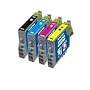 1 Set of 4 Ink Cartridges for Epson Stylus C64 C84 CX6400 C66 C86 CX6600 CX3600 CX3650 CX4600 Compatibles T0441 T0442 T0443 T0444 - PCArena Compatible Ink
