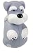 Flipper 139-AB-01-SC Puppy Toothbrush Holder, Schnauzer - 6 Pack