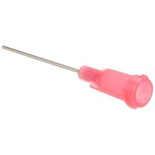 Stainless Steel Blunt Needle with 20 Gauge Luer Polypropylene Hub, 1" Length (Pack of 25)