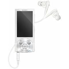 Sony NWZ-A844W MP3/ Video Player 8 GB (7 cm (2,8 Zoll) OLED-Display, Sprach-lern-Modus, Easy-Rewind, USB 2.0) wei�