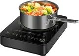Unold 58205 Induktions-Kochplatte Kompakt Induktions-Kochplatte / 1200 Watt / 5 Leistungs- und Temperaturstufen