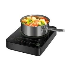 Unold 58205 Induktions-Kochplatte Kompakt Induktions-Kochplatte / 1200 Watt / 5 Leistungs- und Temperaturstufen