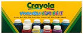 Binney & Smith 10 Crayola Washable (2 Ounce) Kid Paint Set