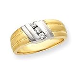 21tlTTsTiXL. SL160  10k Two Tone Mens Diamond Ring   Size 10