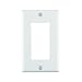Leviton 80401-W 1-Gang Decora/GFCI Device Decora Wallplate, Standard Size, Thermoset, Device Mount, White