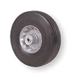 Industrial Grade 1NXB8 Wheel, Solid Rubber, 8 In, 250 Lb Cap