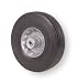 Industrial Grade 1NXB7 Wheel, Solid Rubber, 6 In, 250 Lb Cap