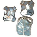 Indian Jewelry Sets Sterling Silver Gemstone Earrings Ring