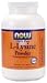 L-Lysine Powder ( HCL Vegetarian ) 1 LB NOW Foods